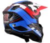 LS2 MX703 X-FORCE-06 CARBON-6K GALUO off-road helma bílá/červená/modrá vel.M